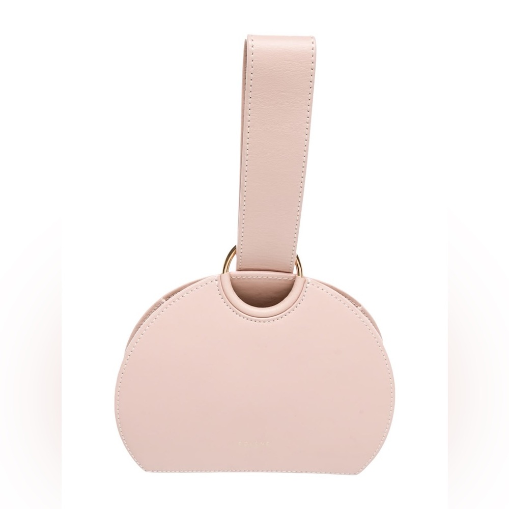 Polene Numero Six Clutch in nude/pink